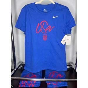 Nike Women's USA Soccer‎ Core SS Game Royal Blue T-Shirt - Size Med